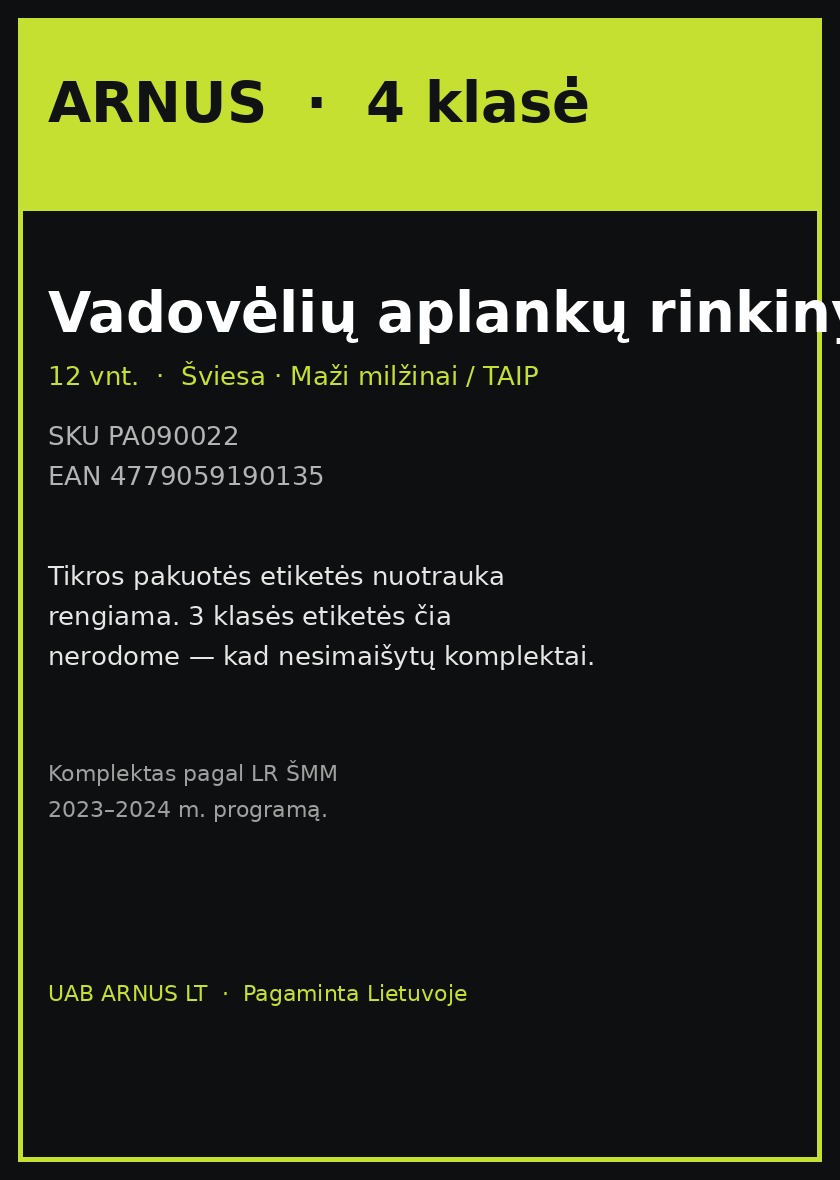 Vadovėliams – 4 klasė